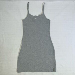 Nike Ribbed Tank Dress Womens Small Tennis Preppy Athleisure Minimalist